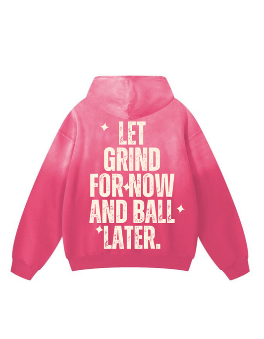 Pink hoodie