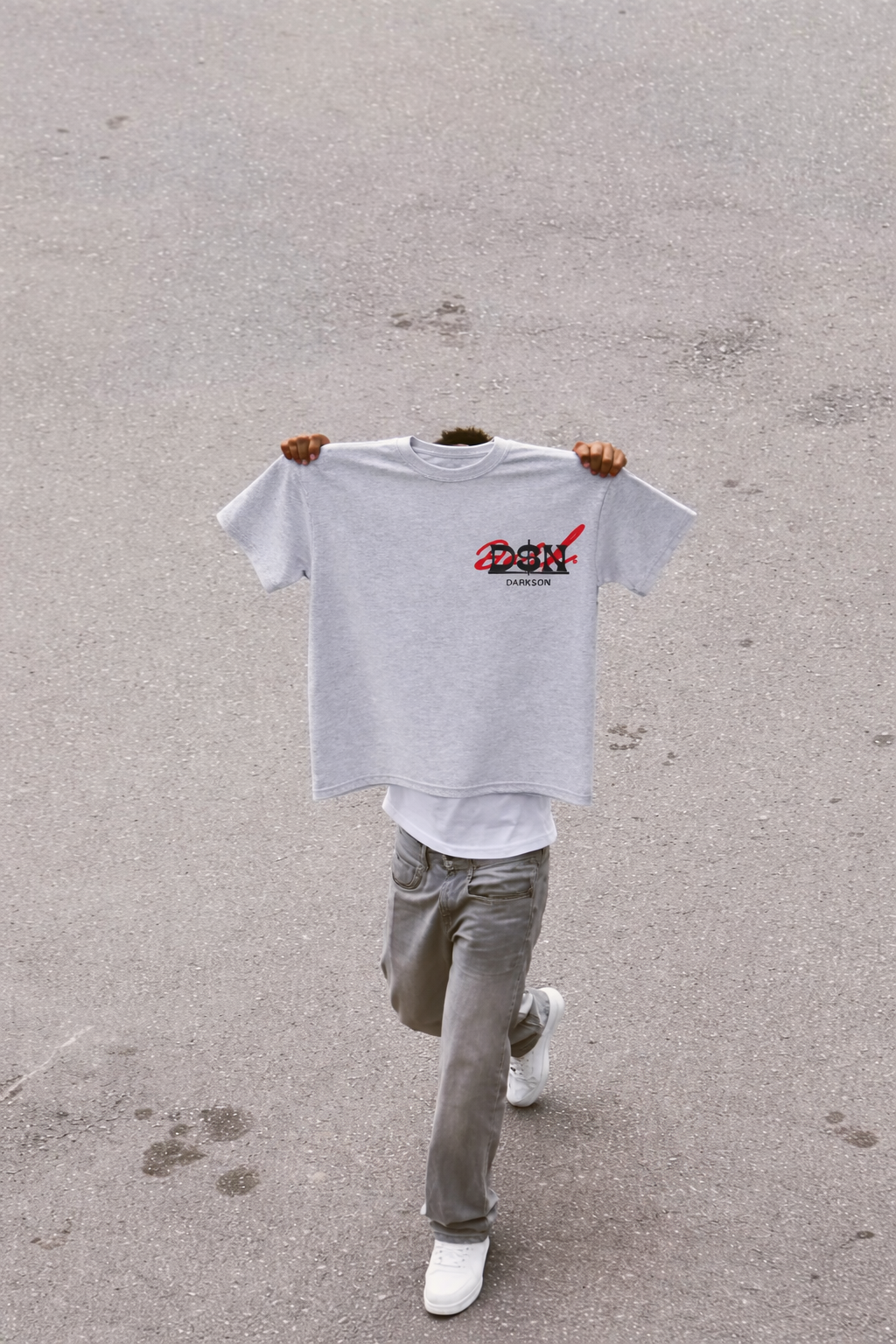 Darkson acid white t-shirt
