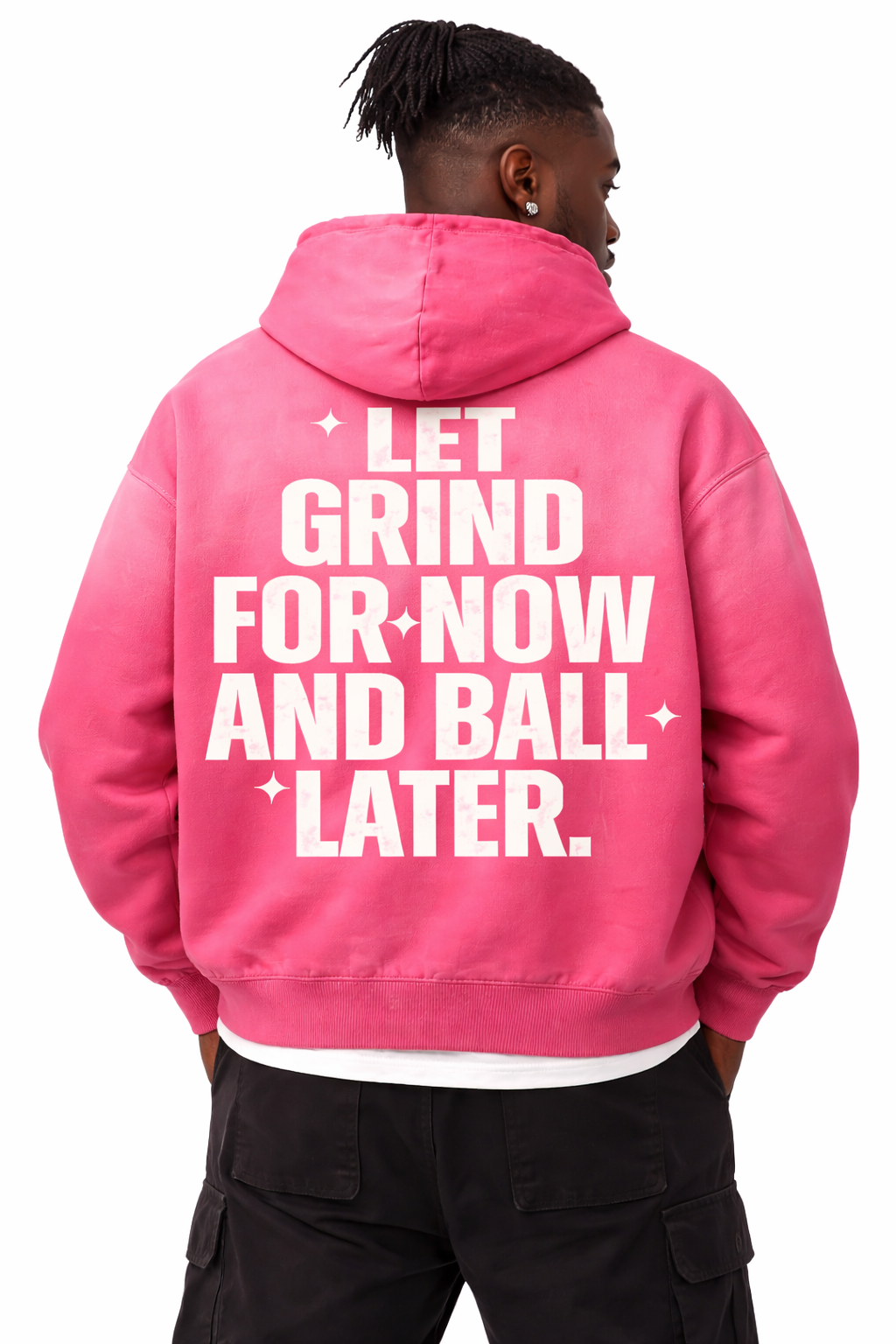 Pink hoodie
