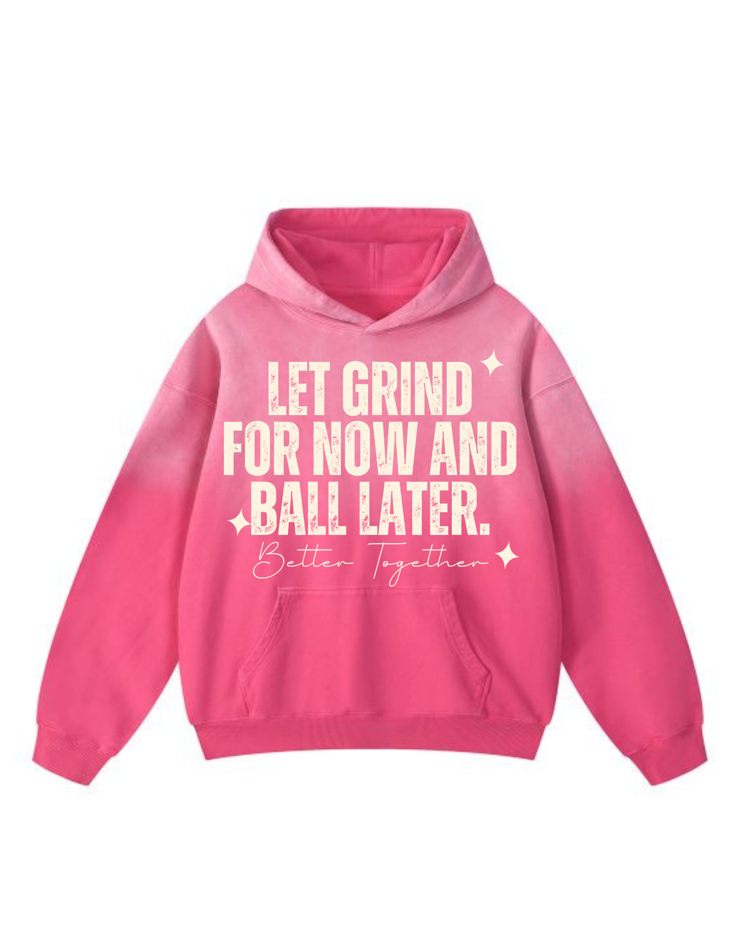 Pink hoodie