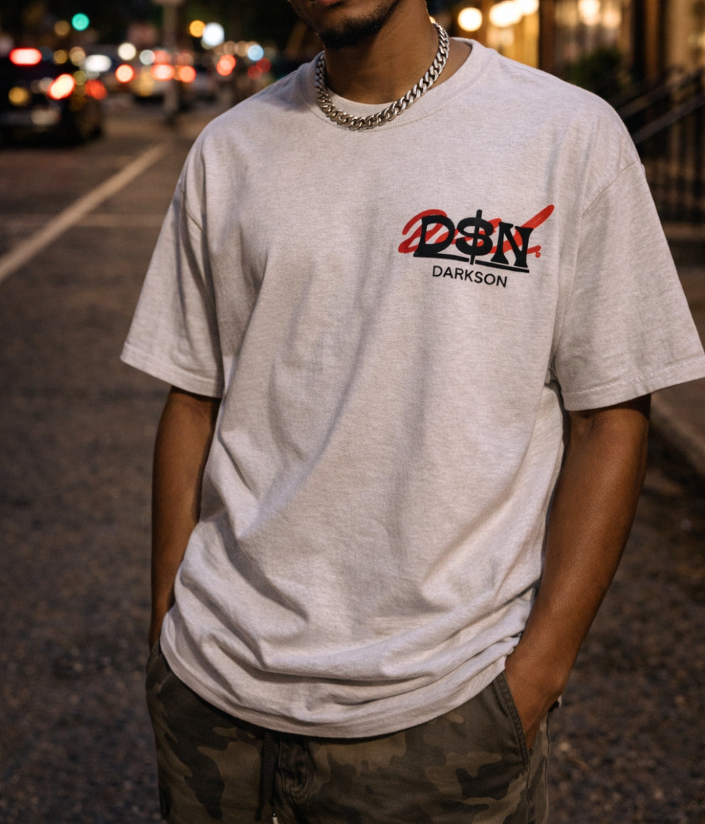 Darkson acid white t-shirt