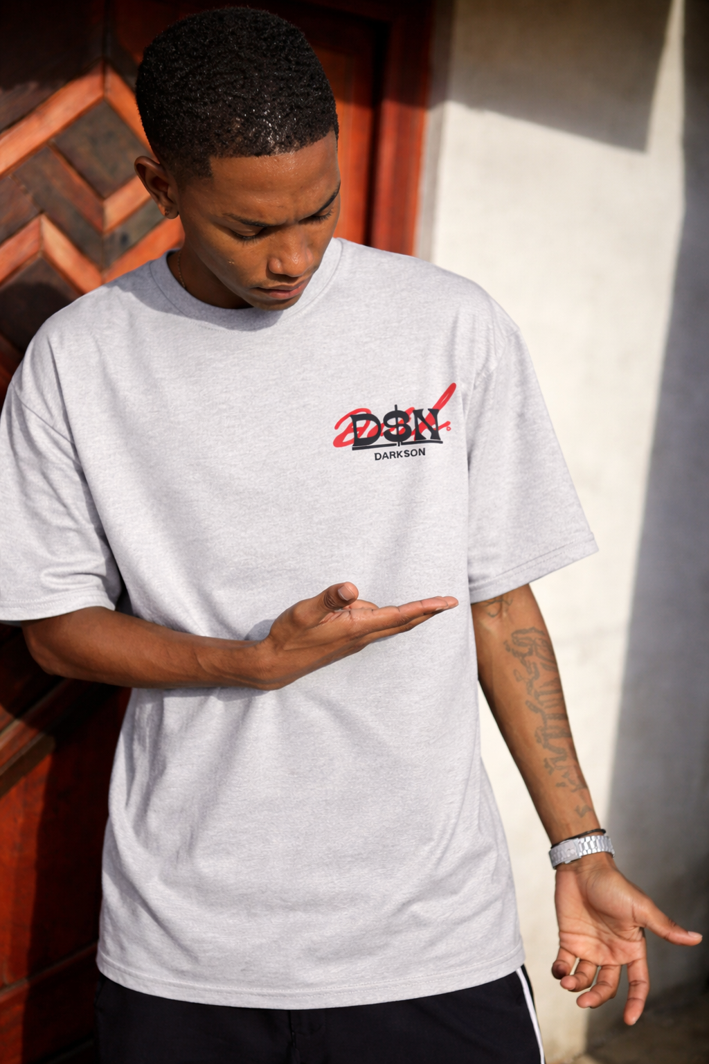 Darkson acid white t-shirt