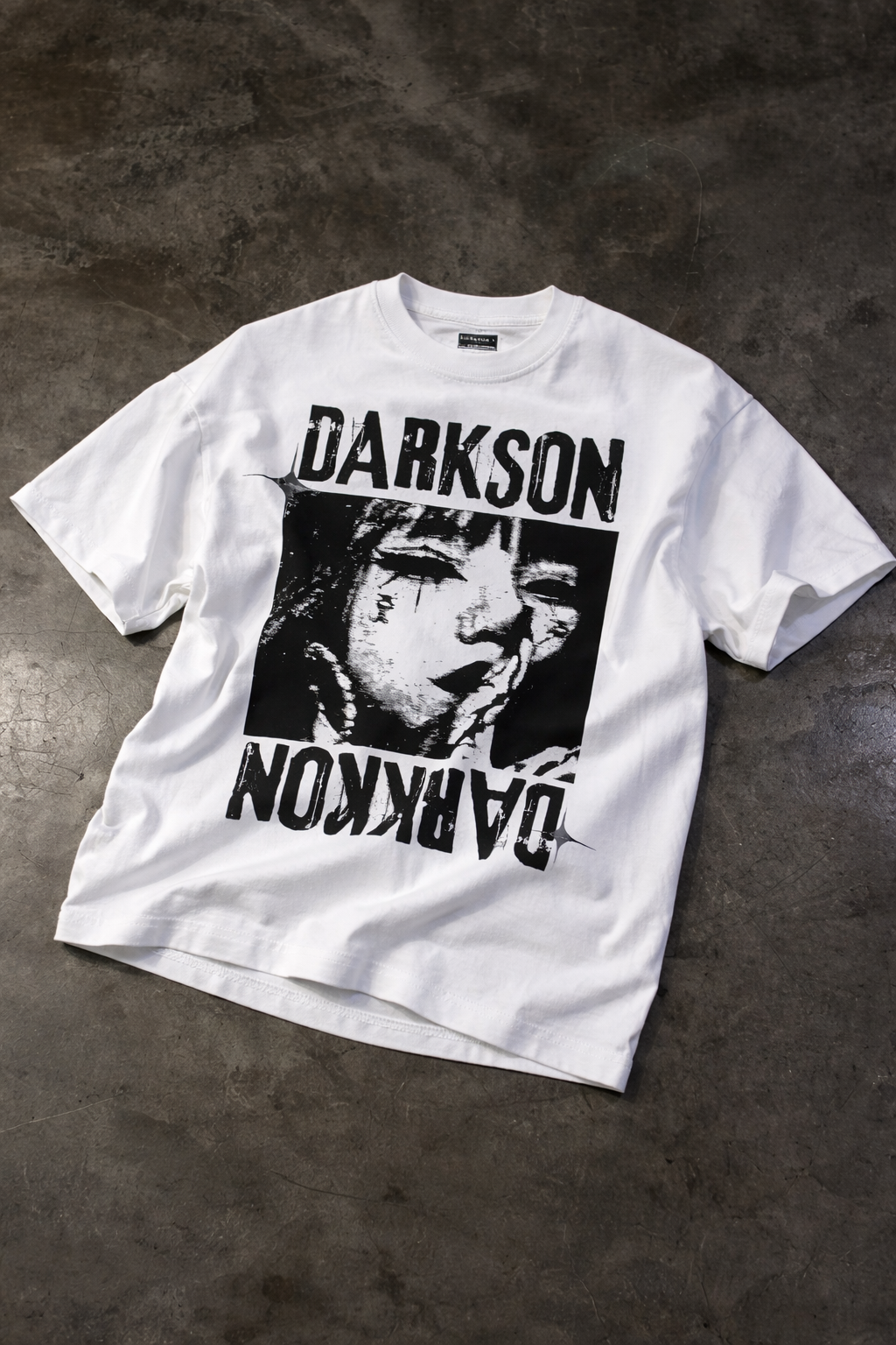 Darkson white acid Tshirt