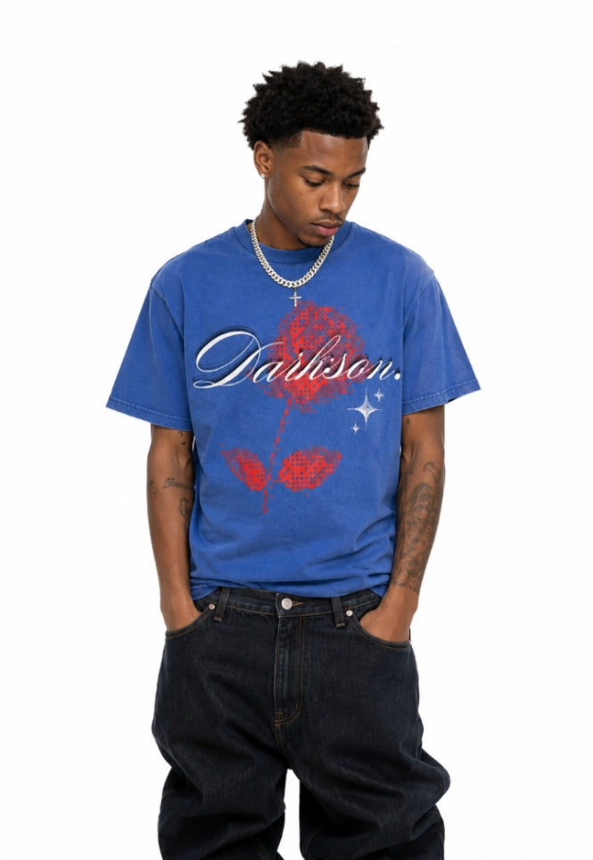 Darkson rose-Acid blue T-shirt