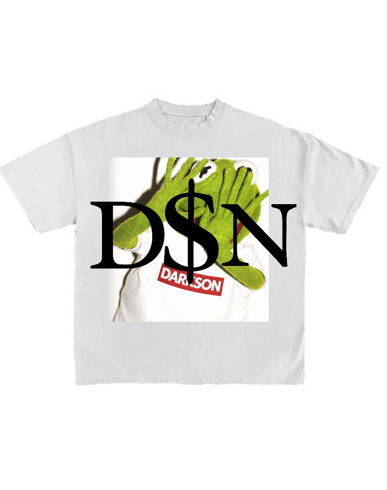 Grey DSN hoodie and Tshirt