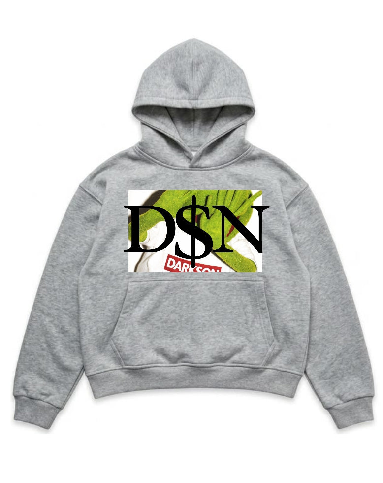 Grey DSN hoodie and Tshirt