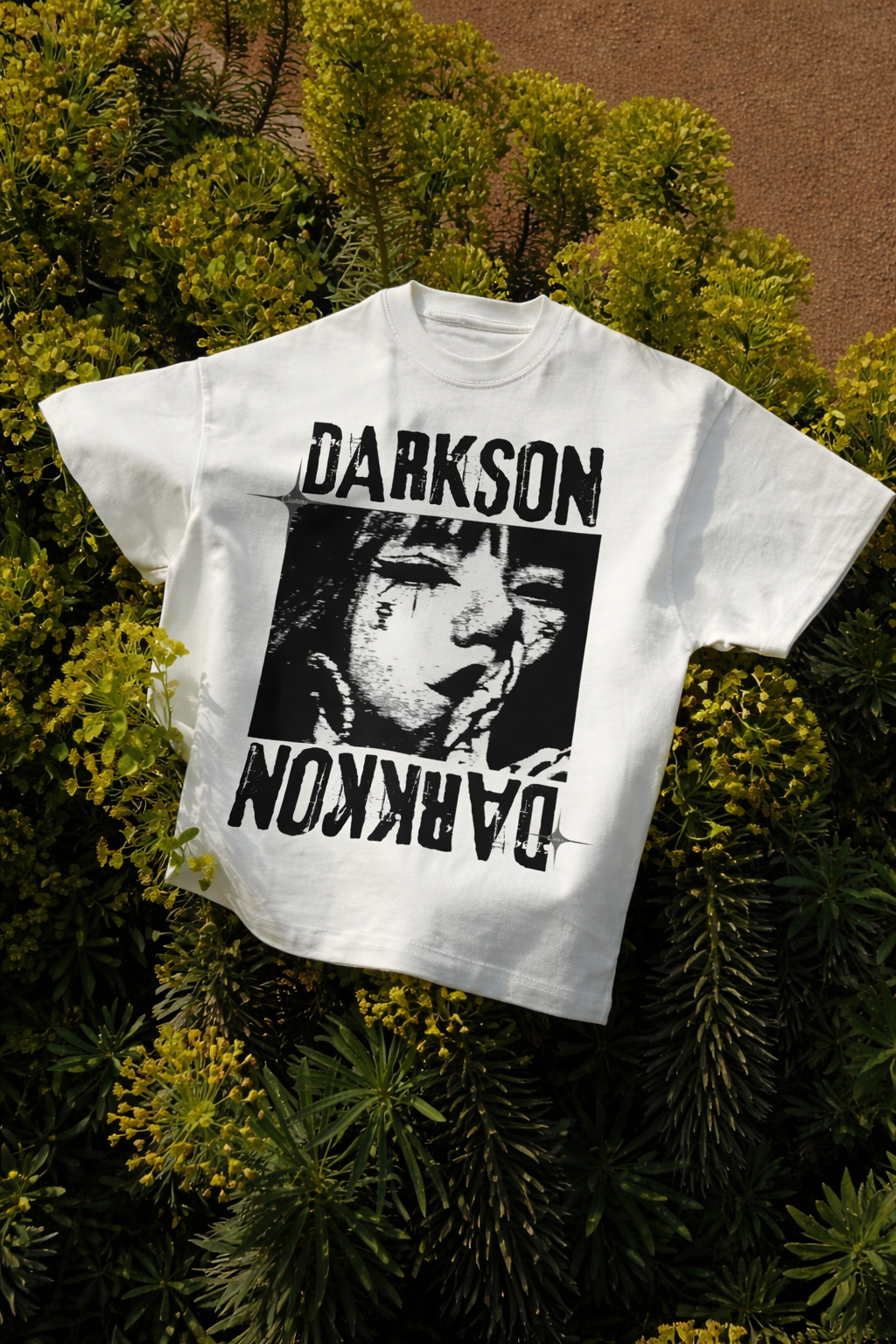 Darkson white acid Tshirt