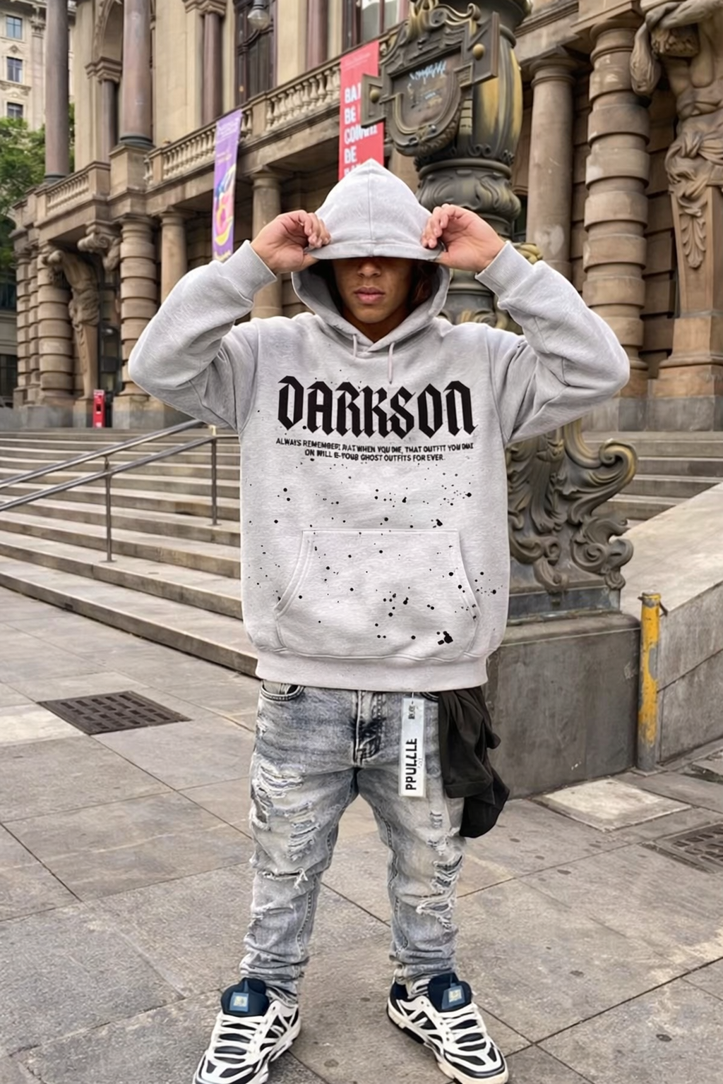 Snow white-Darkson hoodie